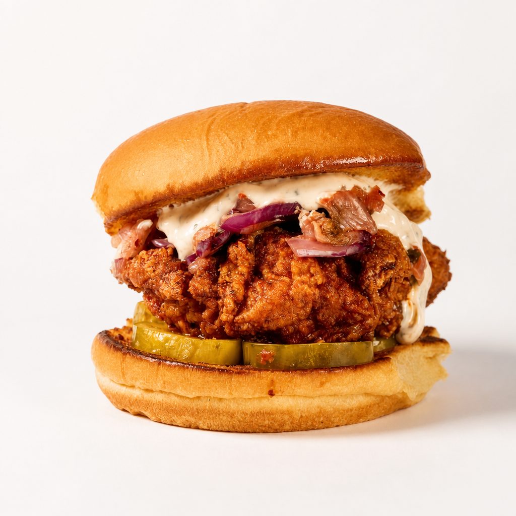 Hot Chicken Sandwich.